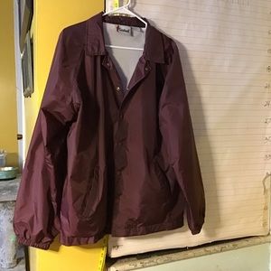 CARDINAL  women’s jacket with city name on back URBANA sz L  maroon